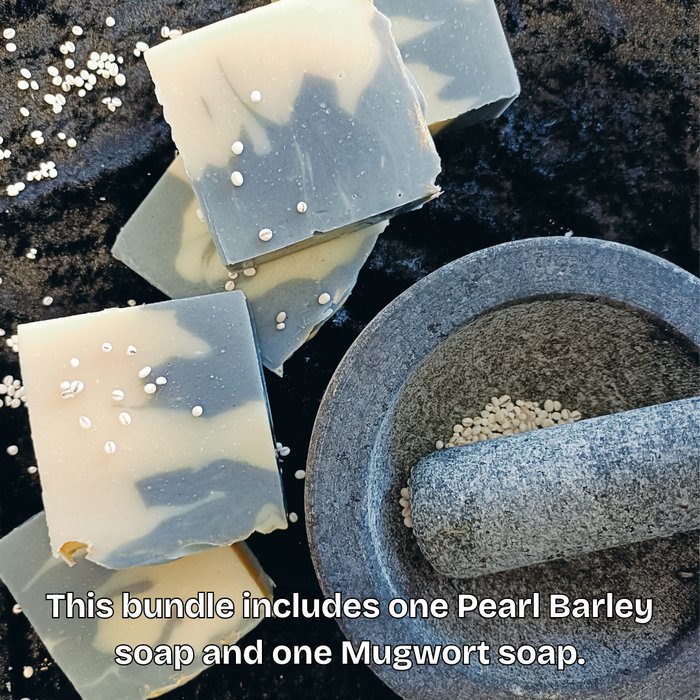"Ancient Earth Ritual" Pearl Barley & Mugwort Soap