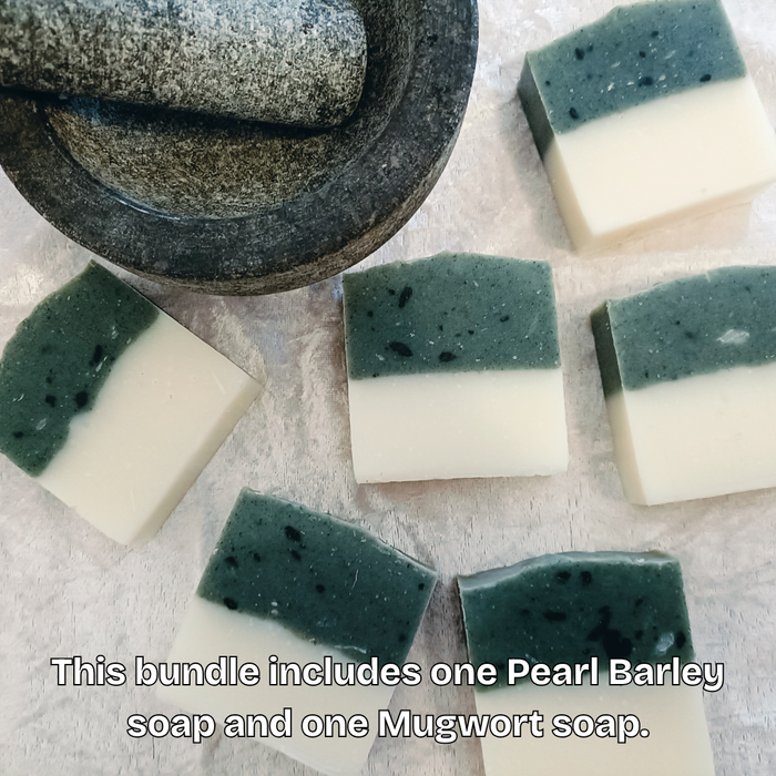 "Ancient Earth Ritual" Pearl Barley & Mugwort Soap